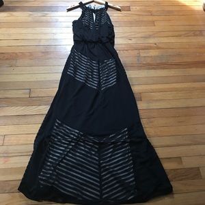 London Times Black Maxi Dress