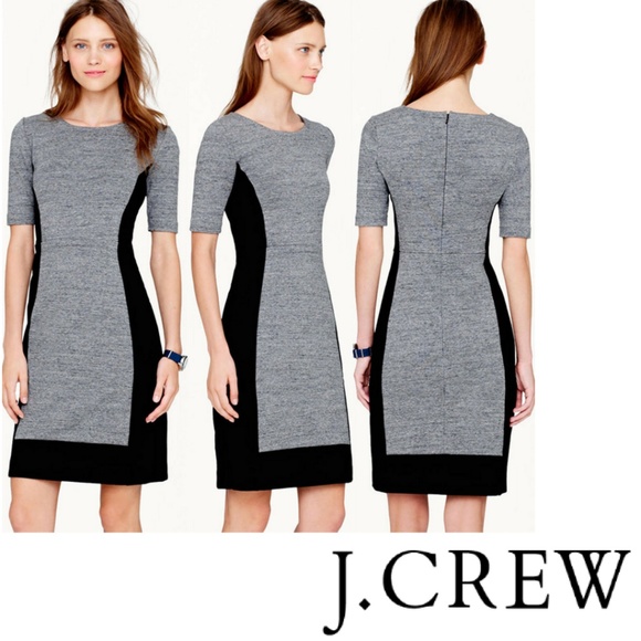 J. Crew Dresses & Skirts - J.Crew Ponte Dress - Paneled Colorblock Dress