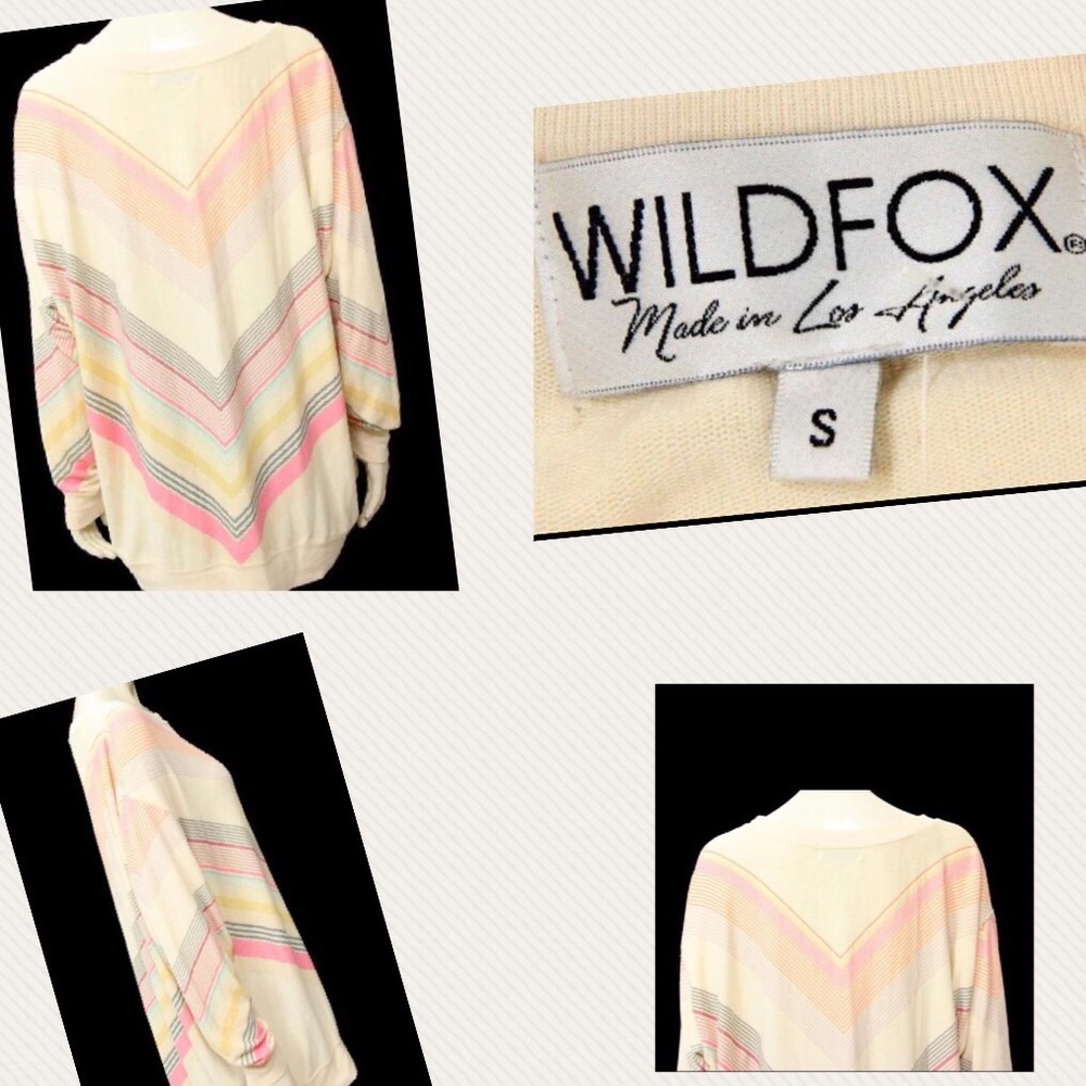 Wildfox Chevron Sweater S