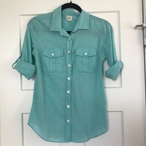J Crew Long Sleeve Button Down Shirt