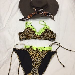 Polka dots and leopard print never looked so good