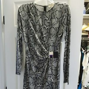 Michael kors snakeskin dress small