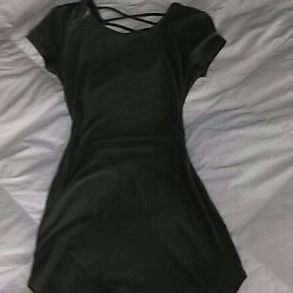 Olive green dress