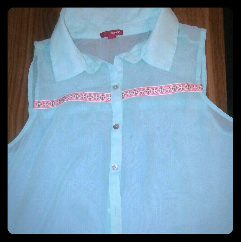 Light blue bongo shirt
