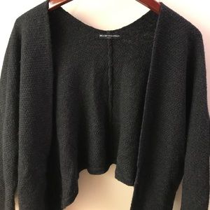 Brandt Melville Knitted Cropped Cardigan