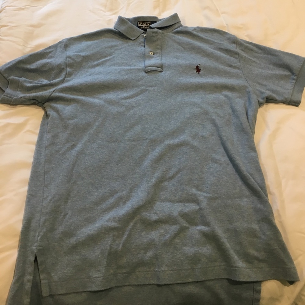 Blue/grey polo