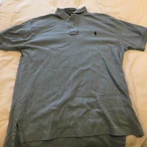 Blue/grey polo