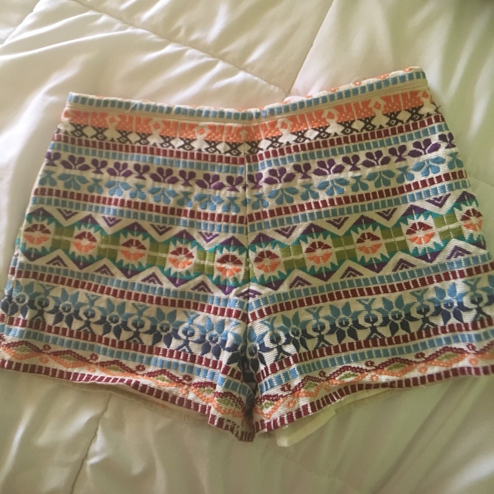 Embroidered Shorts