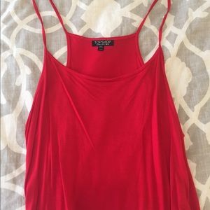 Topshop T-shirt/tank crop top