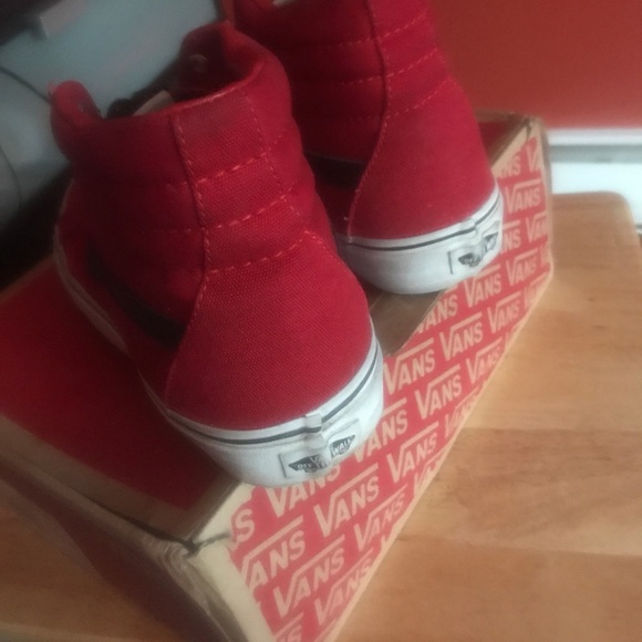 Vans Sk8-Hi Chilli Pepper/Black shoes - Picture 3 of 4