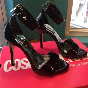 Black Ankle Strap Heels