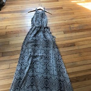 Jessica Simpson Snakeskin Print Maxi