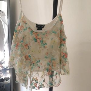 Wet seal medium crop tank top