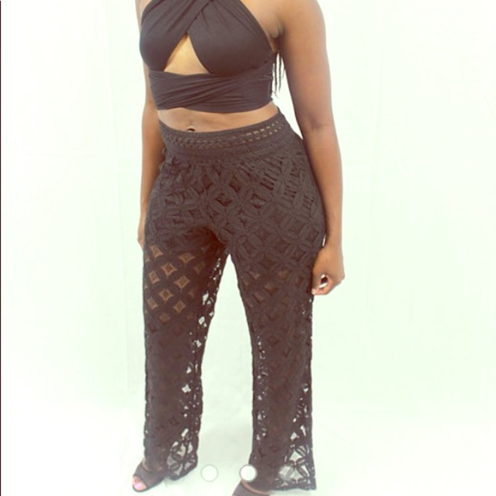 Crochet Wide leg Pants