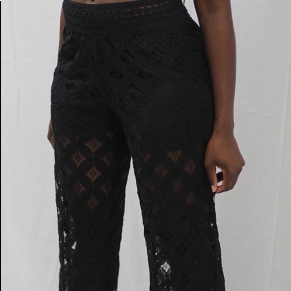 Crochet Wide leg Pants - Picture 2 of 3