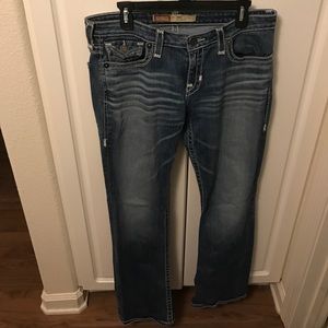 Big Star Remy low rise boot cut jeans