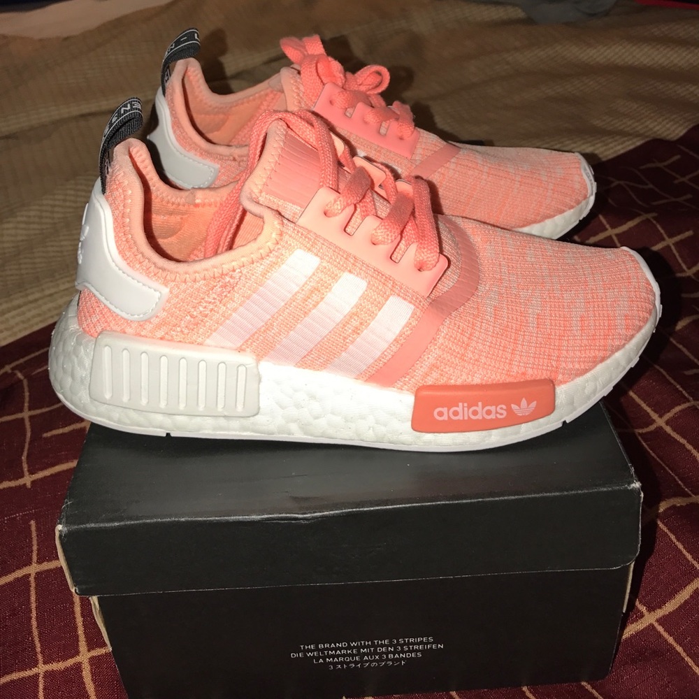 Adidas NMD orange GLOW Size 7