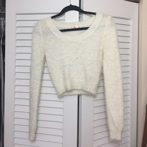 American Apparel Fuzzy Cropped Sweater