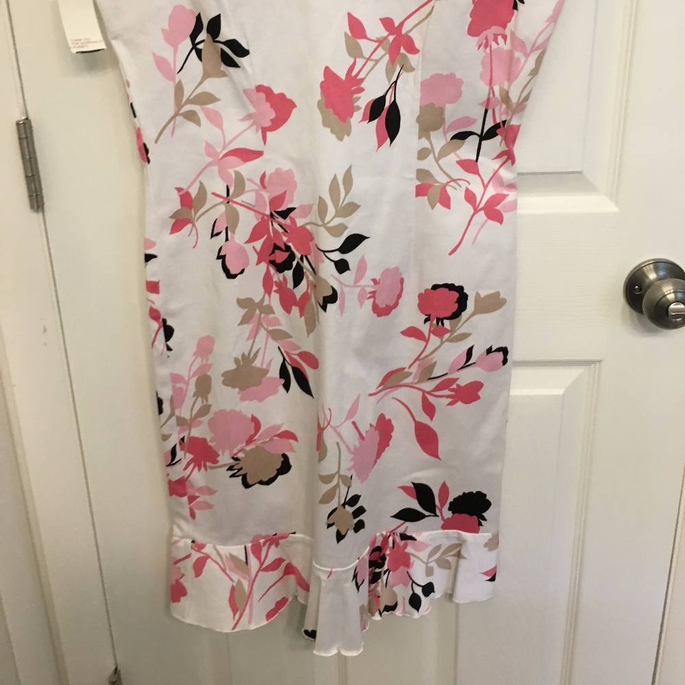 Floral Sleeveless Sheath Dress Size 6P/8P o - Picture 4 of 8