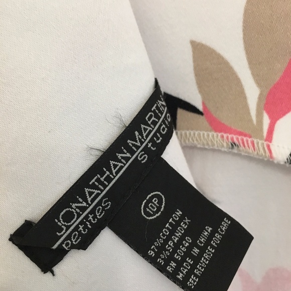 Floral Sleeveless Sheath Dress Size 6P/8P o - Picture 7 of 7