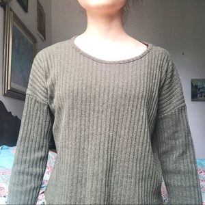 F21 Olive Green top