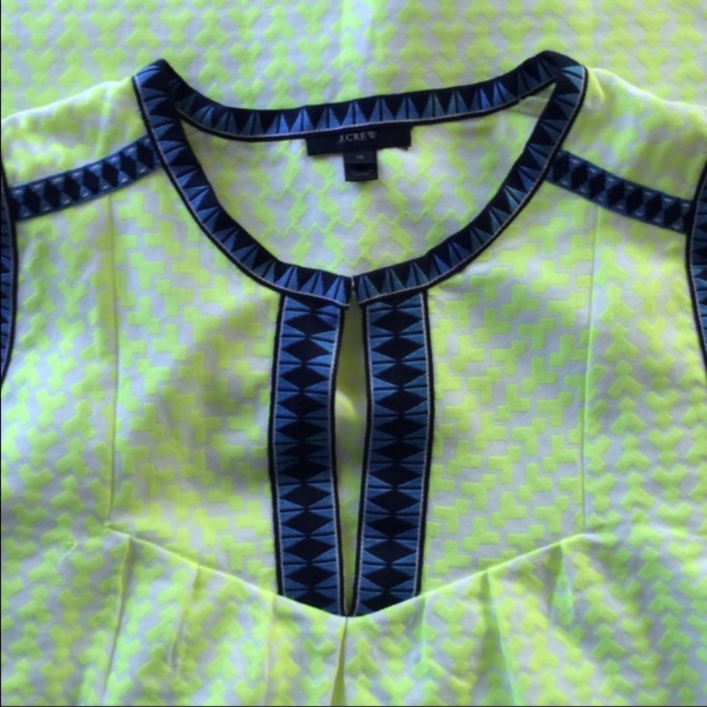 J crew bright color dress