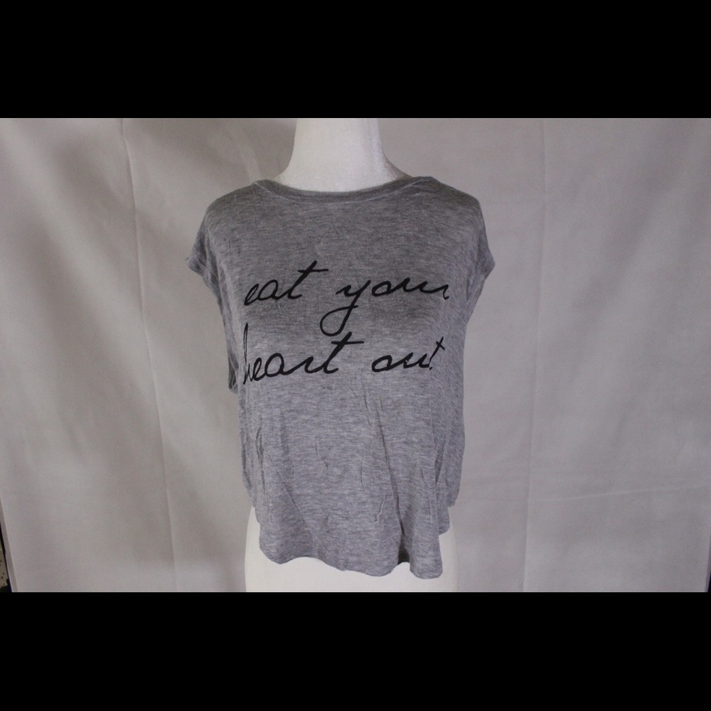 Forever 21 graphic muscle tank tee