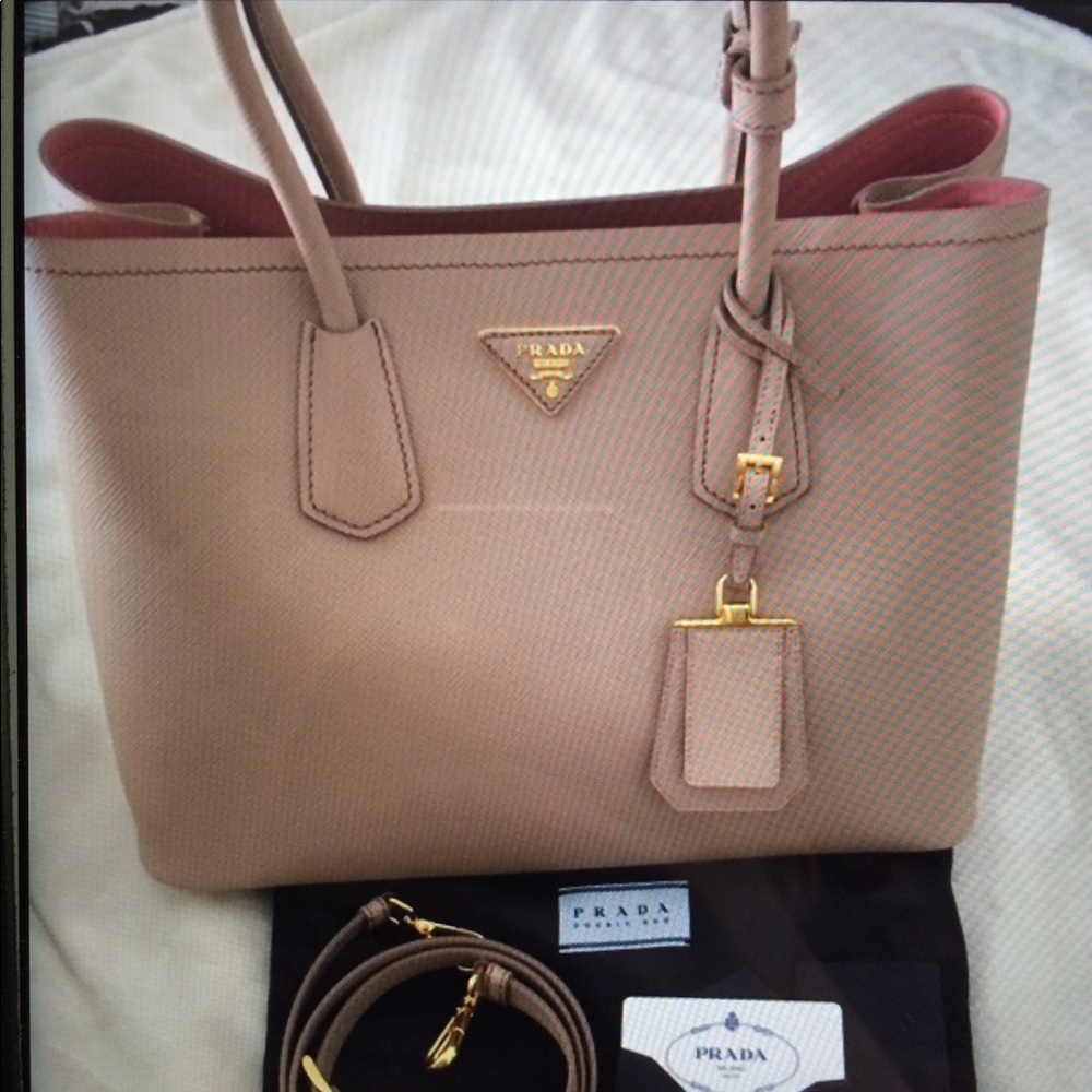 ISO Prada Cuir Double Bag