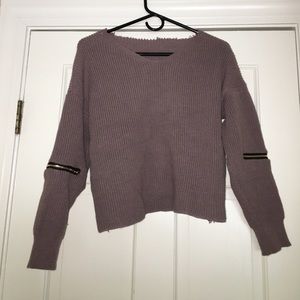 Cropped sweater
