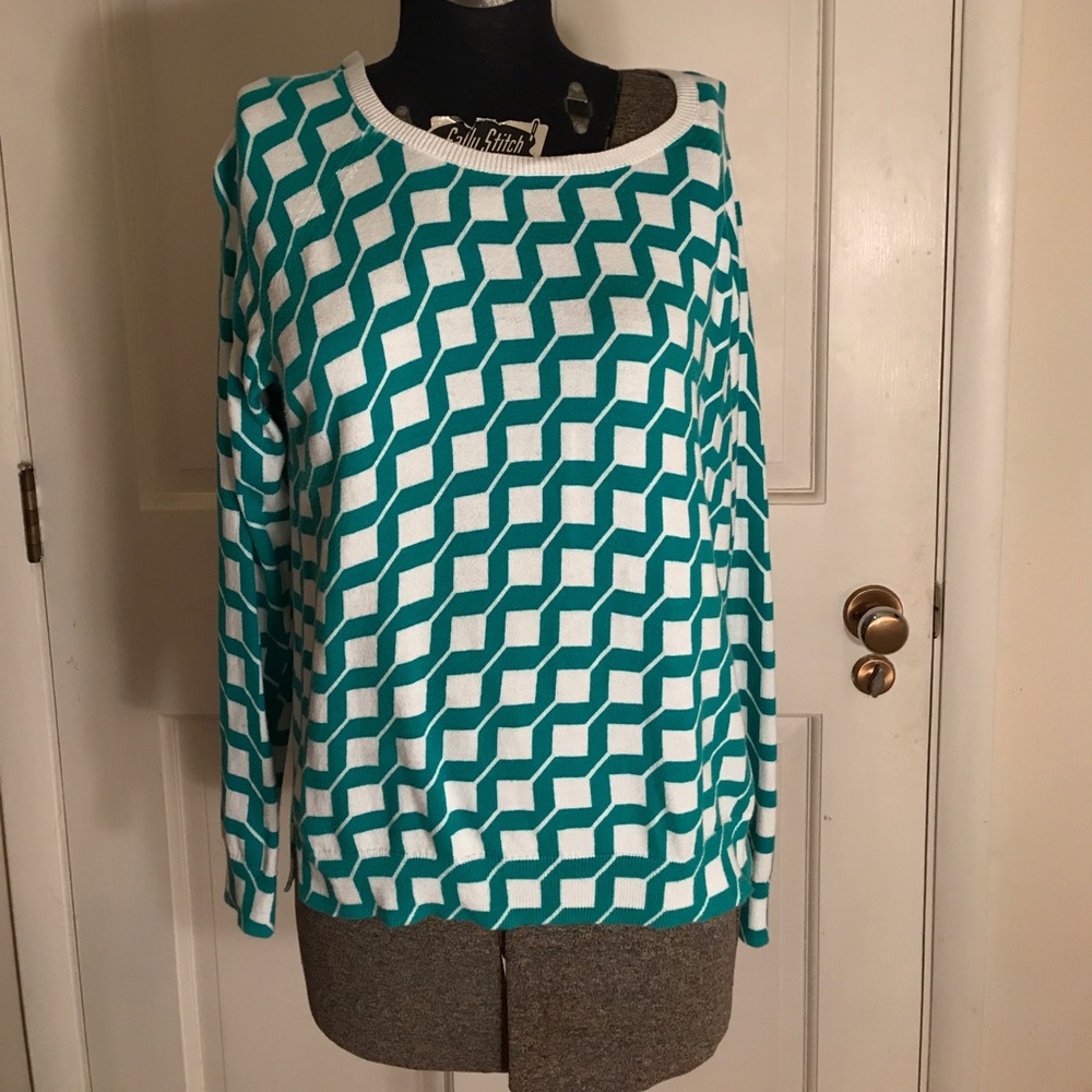 Gap geometric sweater