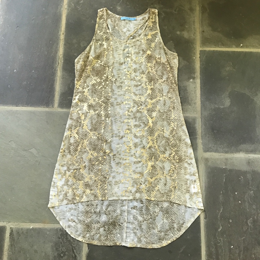 Solitaire Swim snakeskin coverup