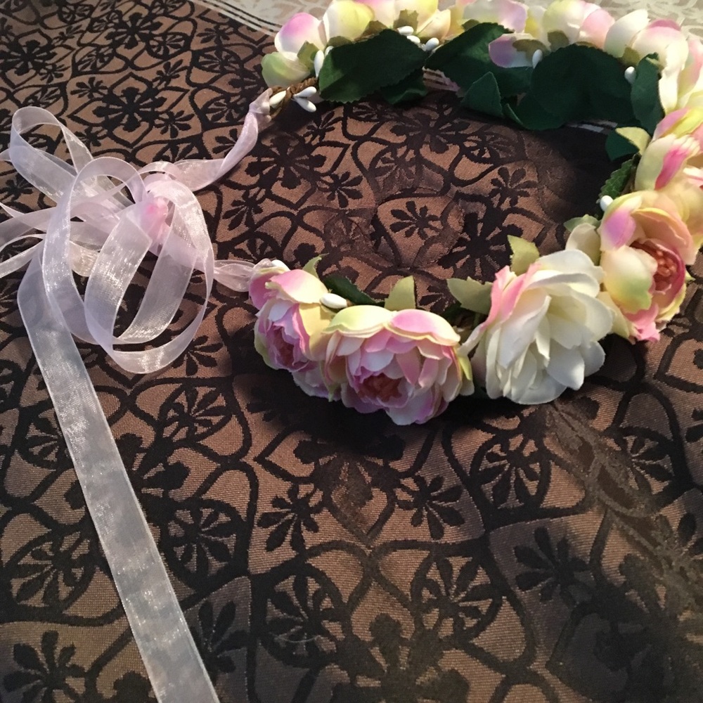Floral head crown