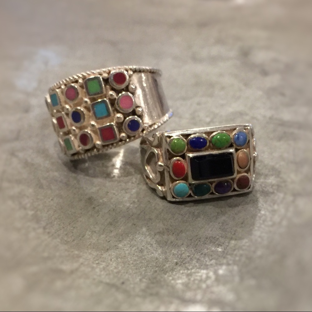 Sterling silver rings