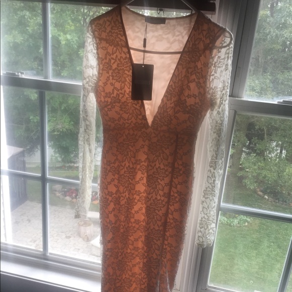 White Lace Midi Dress - Picture 8 of 8