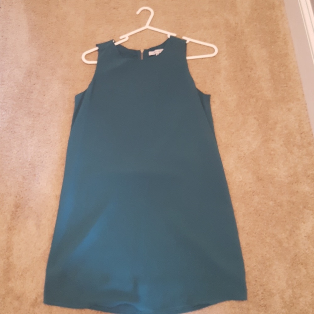 Nakes Zebra Coral Green Dress