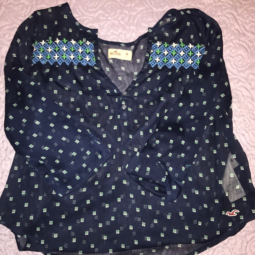 Hollister Blouse- Women's Medium
