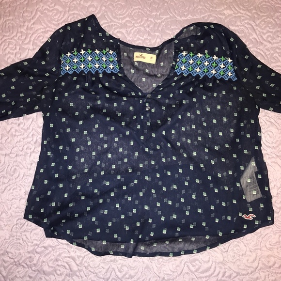 Hollister Blouse- Women's Medium - Picture 2 of 7