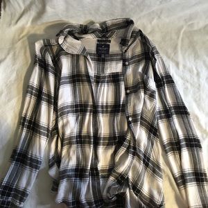 Baggy American eagle flannel