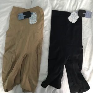 Seamless high waist long reg slimmers