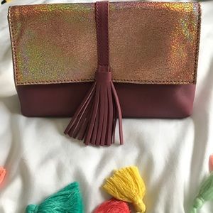 Badura Roma tassel clutch