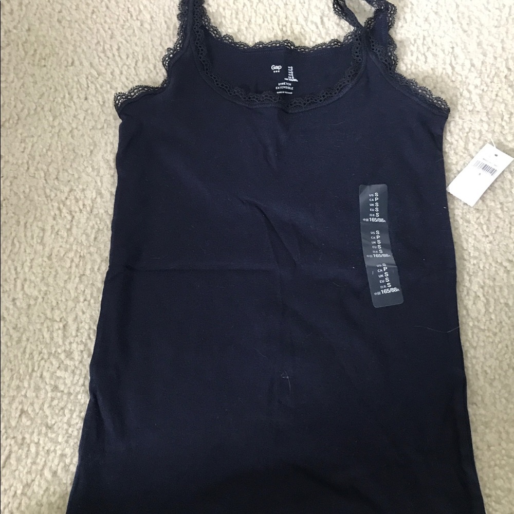 Navy blue tank top