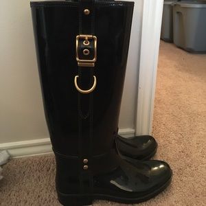 Coach rain boots