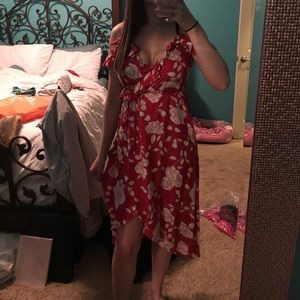 NWT Minkpink wrap dress enchanted rose