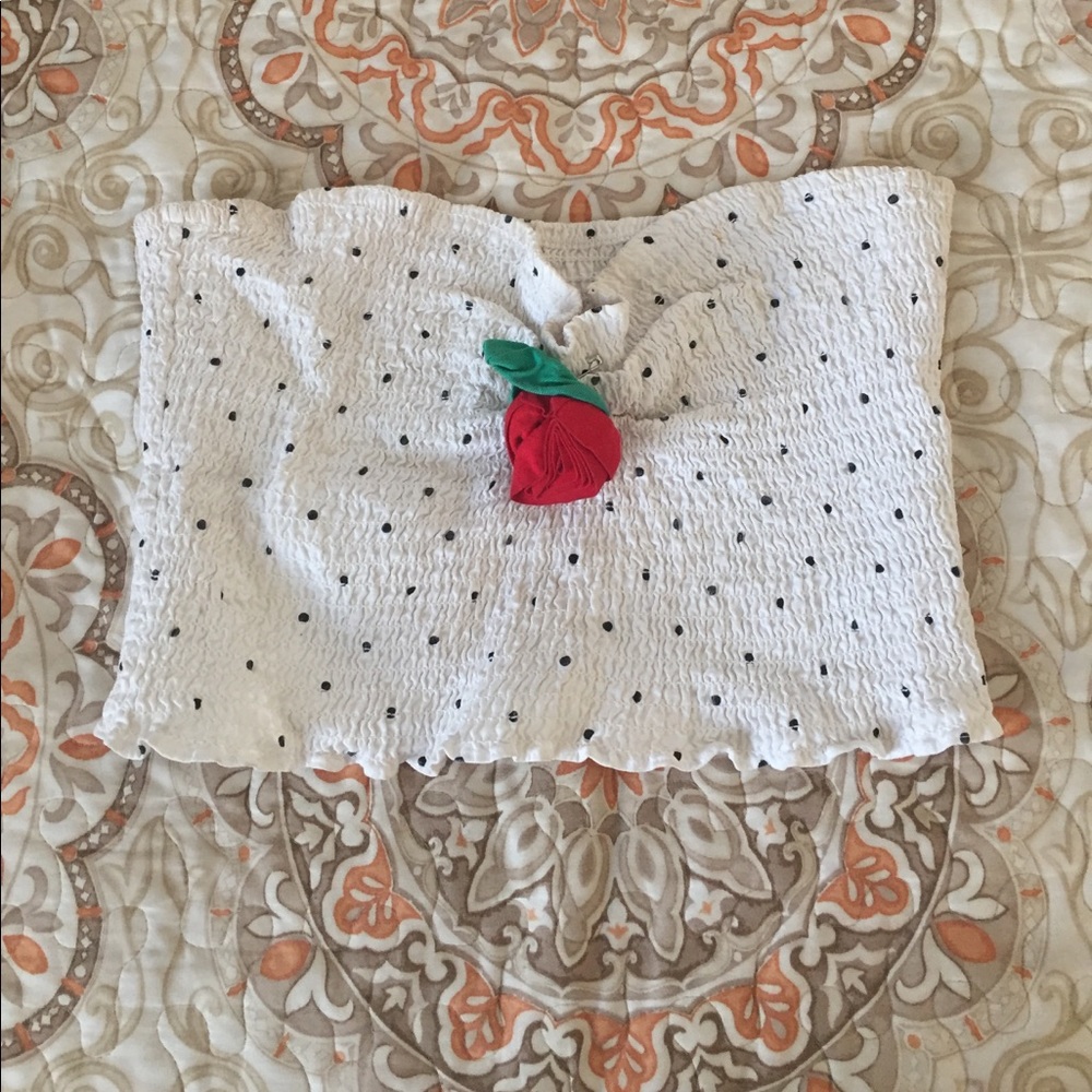 Rose tube top