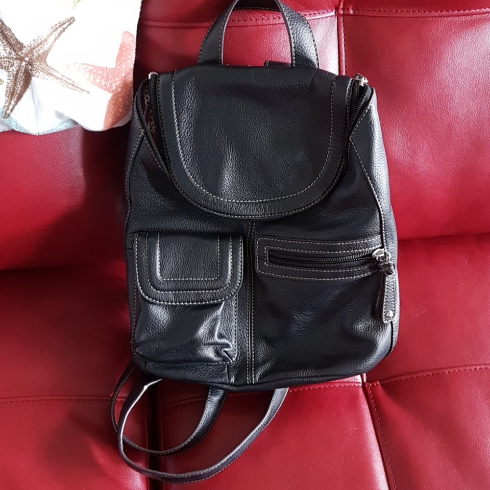Tignanello, backpack purse, leather