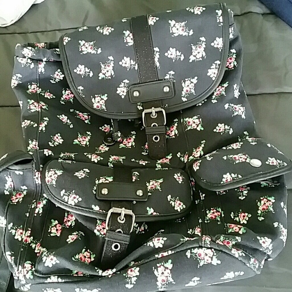 Floral backpack