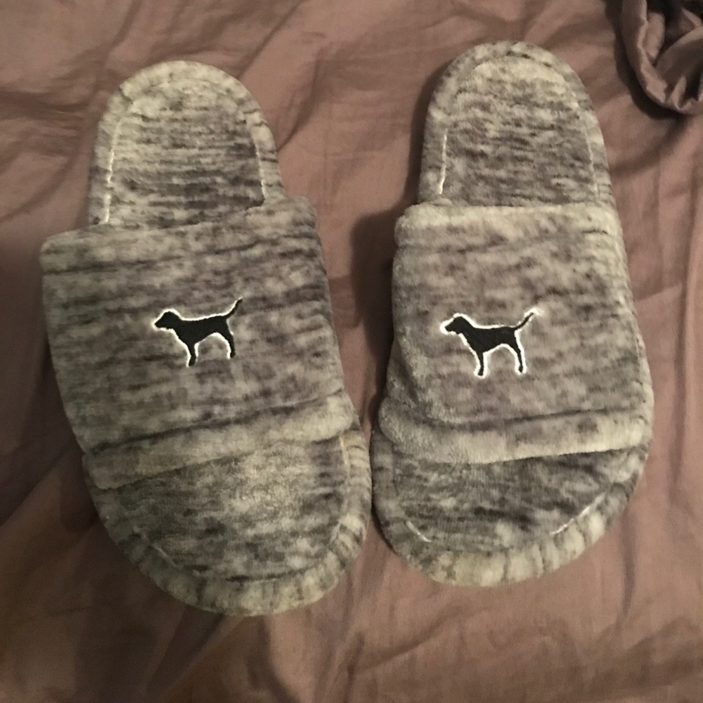 Grey vs slippers