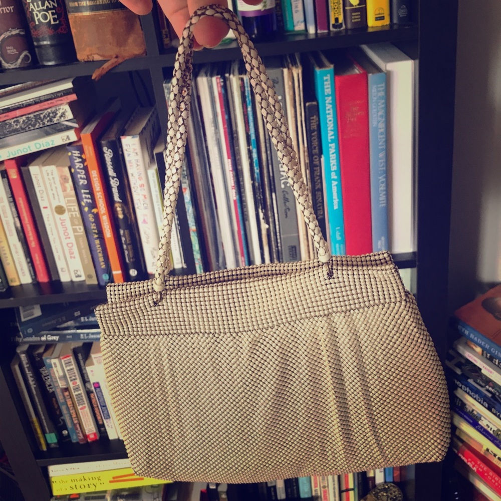 Vintage metal mesh purse