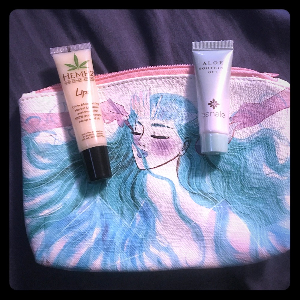 Hempz Lips full size & Hanalei aloe soothing gel