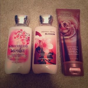 3 Bath & Body Works Lotions